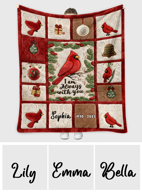 Je suis toujours avec toi - Couverture commémorative personnalisée