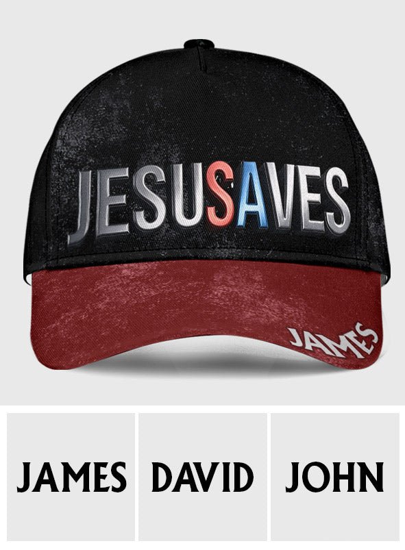 Jesusaves - Casquette chrétienne classique personnalisée