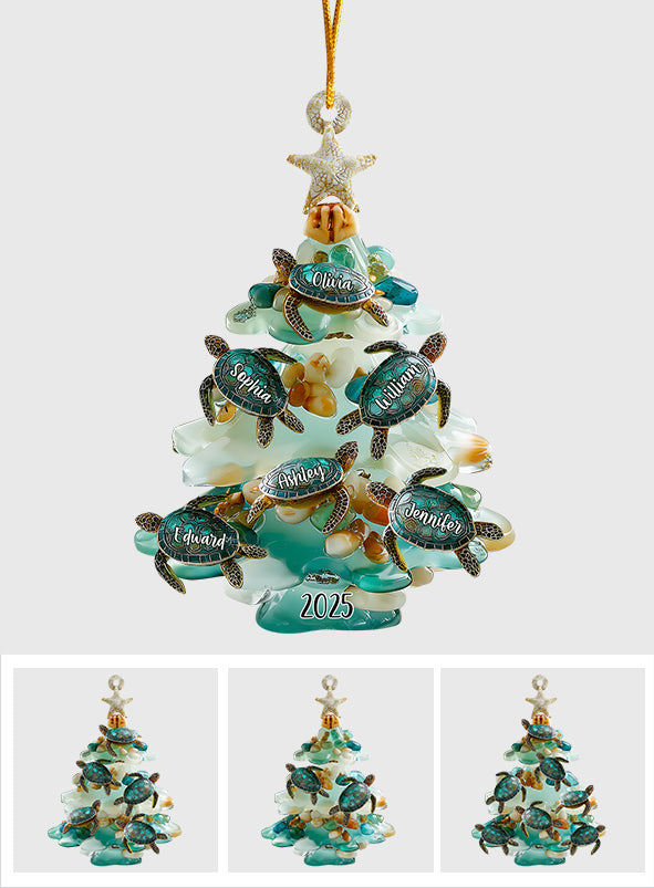 Joyeux Noël - Ornement familial personnalisé