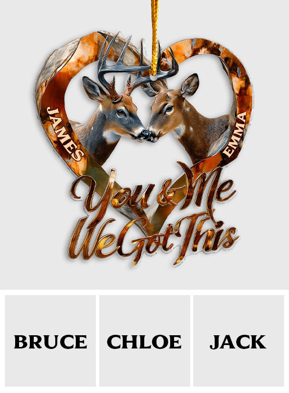 Ensemble pour toujours - Ornement de chasse personnalisé