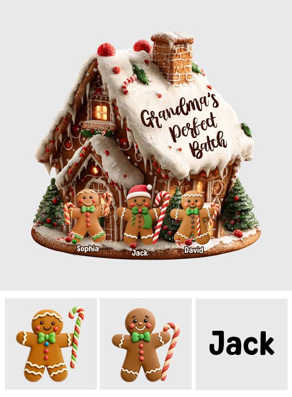 Le lot parfait de grand-mère - Plaque acrylique personnalisée en forme de grand-mère