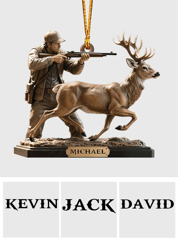 Love Hunting - Personalized Hunting Ornament