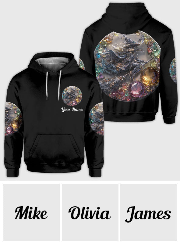 Sparkle Witch - Personalized Witch All Over Shirt