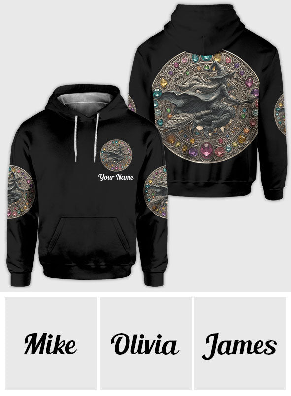 T-shirt personnalisé « Sorcière scintillante »