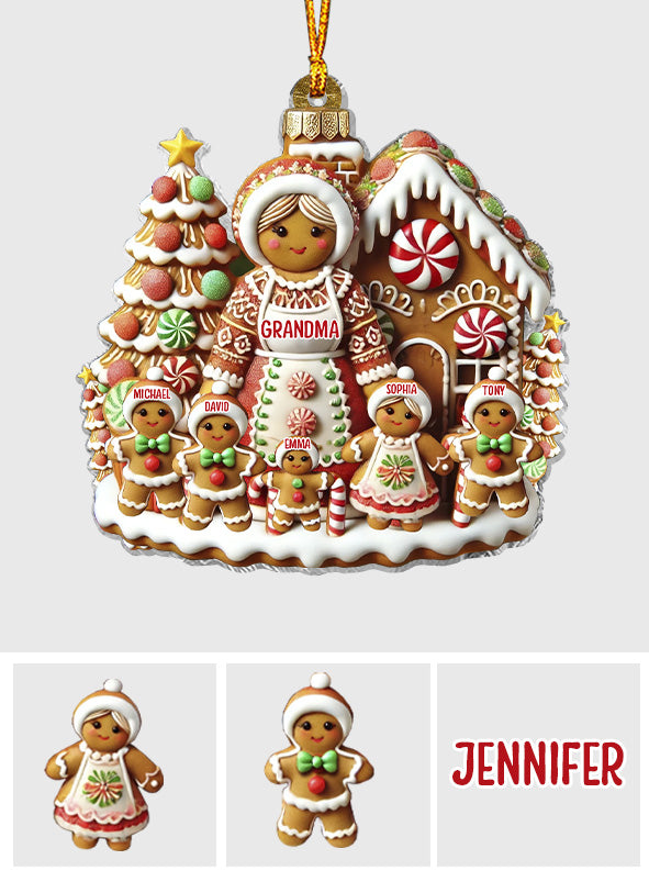 Grandma's Perfect Batch - Personalized Grandma Ornament