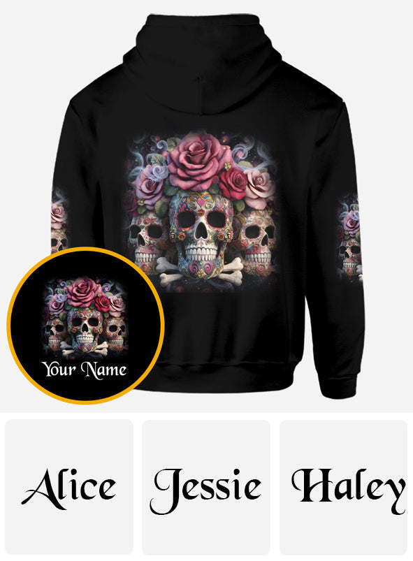 The Good Girl In Me - Personalized Skull All Over Shirt