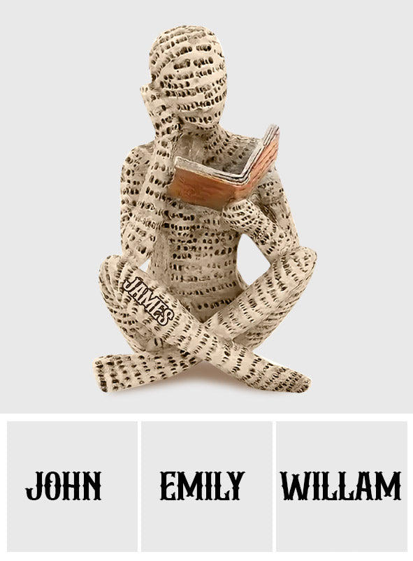 Je veux juste - Plaque en bois personnalisée en forme de livre