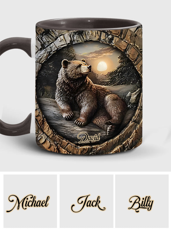 Strong Bear - Personalized Hunting Accent Mug