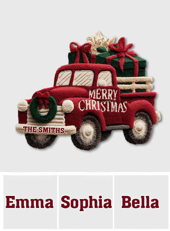 Joyeux Noël - Jupe de sapin personnalisée en forme de famille