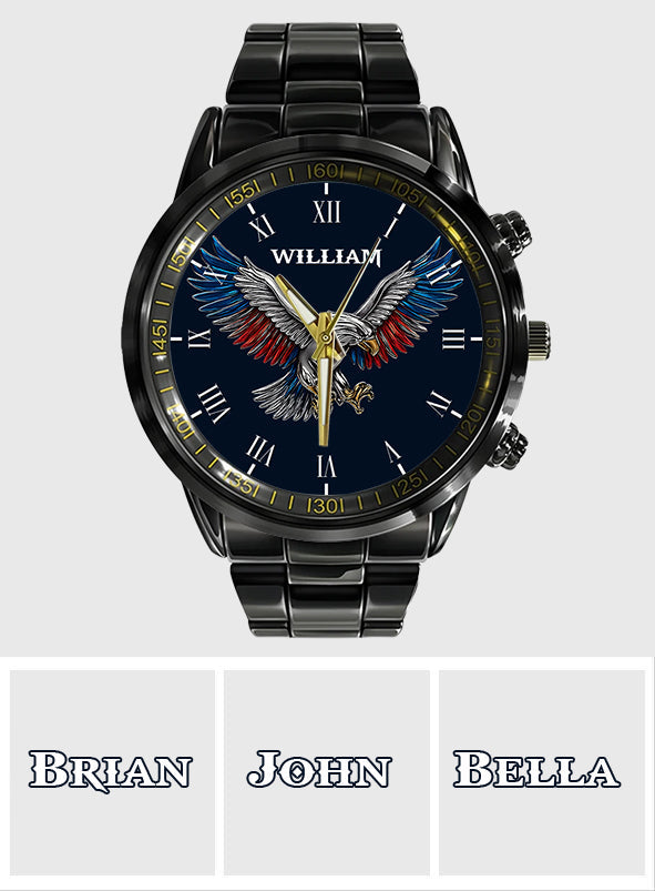 Freedom Strong Eagle - Personalized Independence Day/ 4th of July Hand Watch