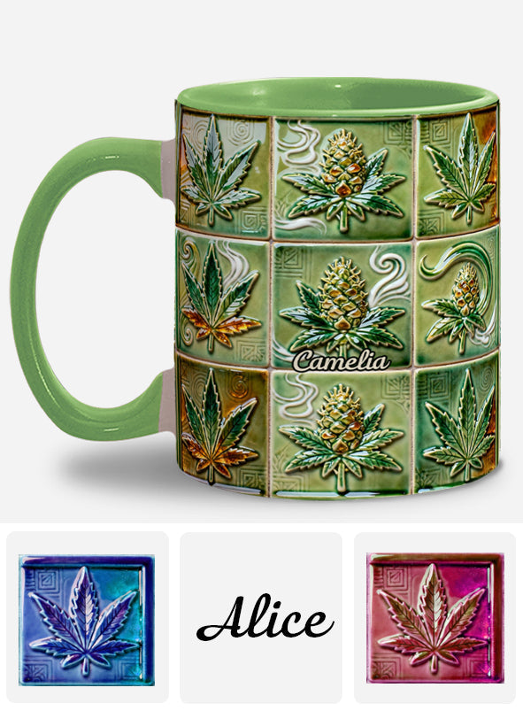 Mug personnalisé « C'est 420 quelque part » avec une touche cannabis
