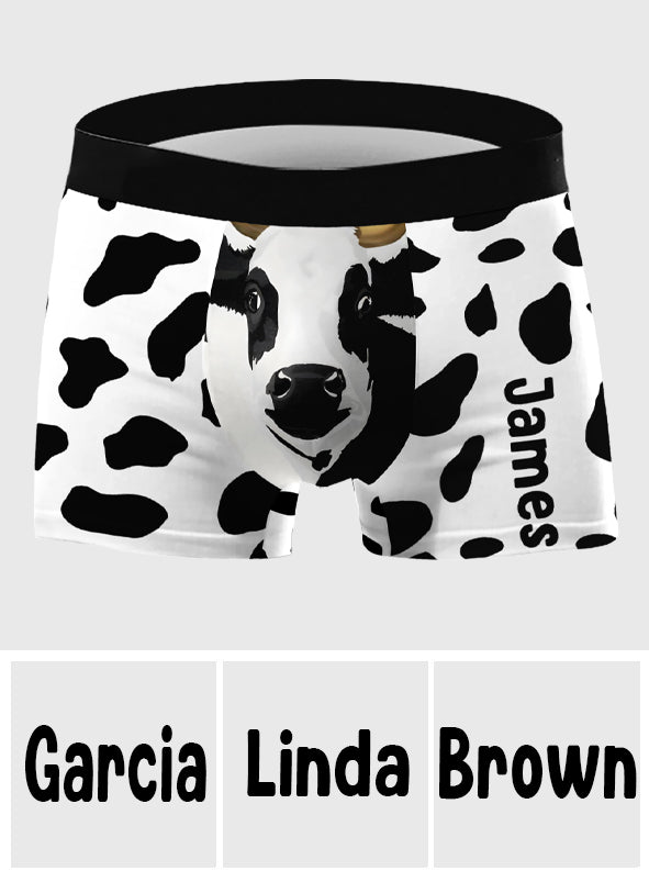 Funny Cow - Personalized Men’s Boxer Briefs