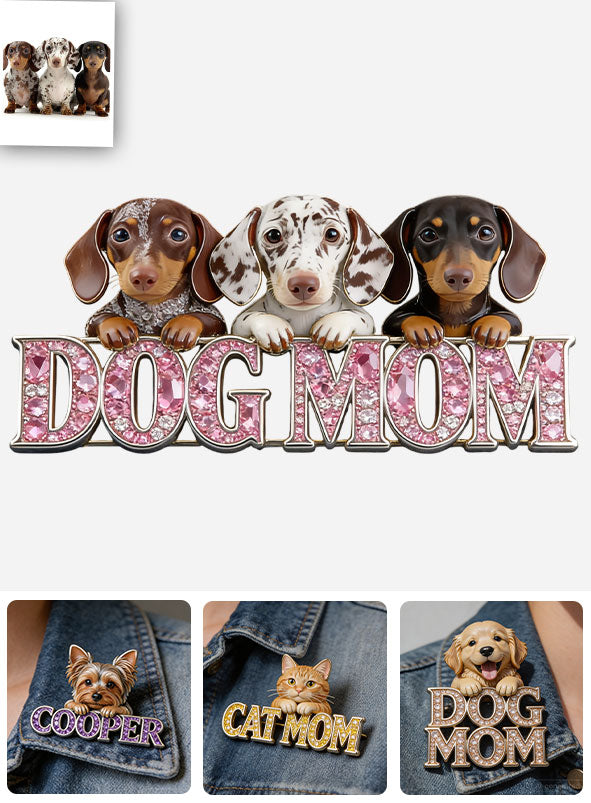 Photo Personnalisée - Épinglette de Chien Personnalisée