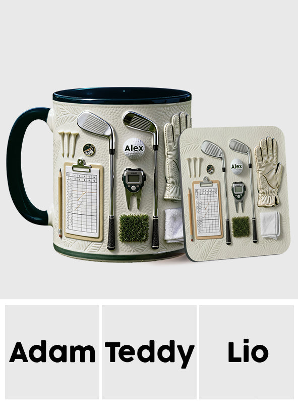 Vivez l'amour du golf - Mug personnalisé sur le thème du golf