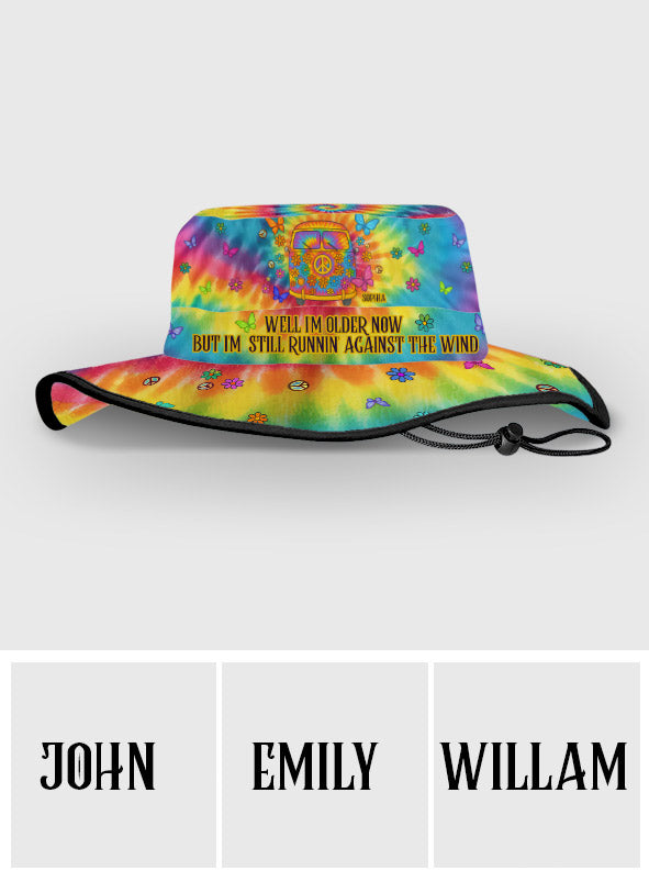 Running Against The Wind - Personalized Hippie Boonie Hat