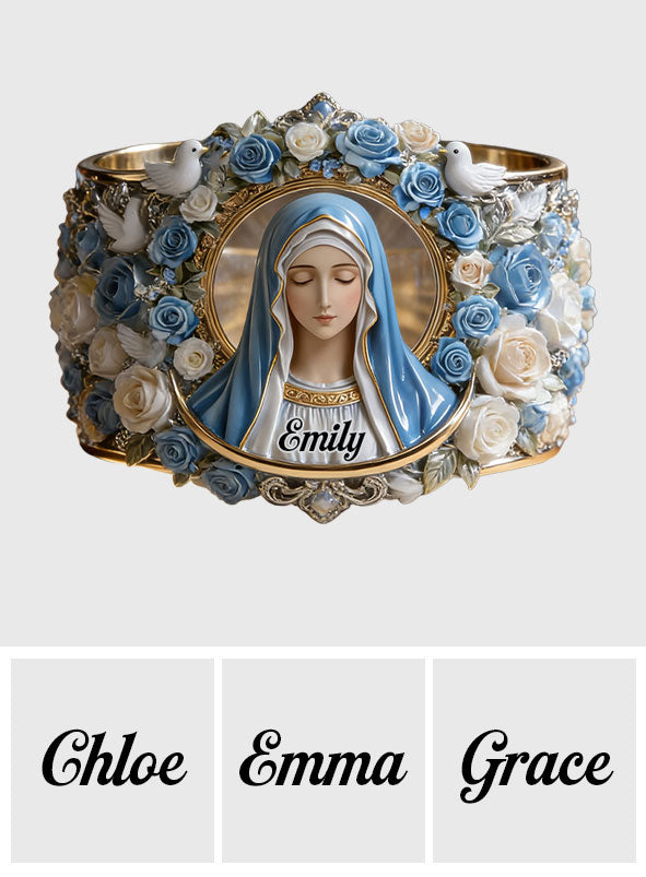 Grâce Céleste - Bracelet de Poignet en Aluminium Personnalisé