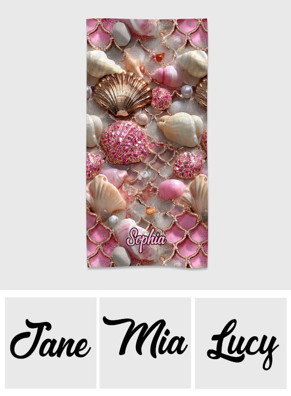 Love Sea - Personalized Sea Lover Beach Towel