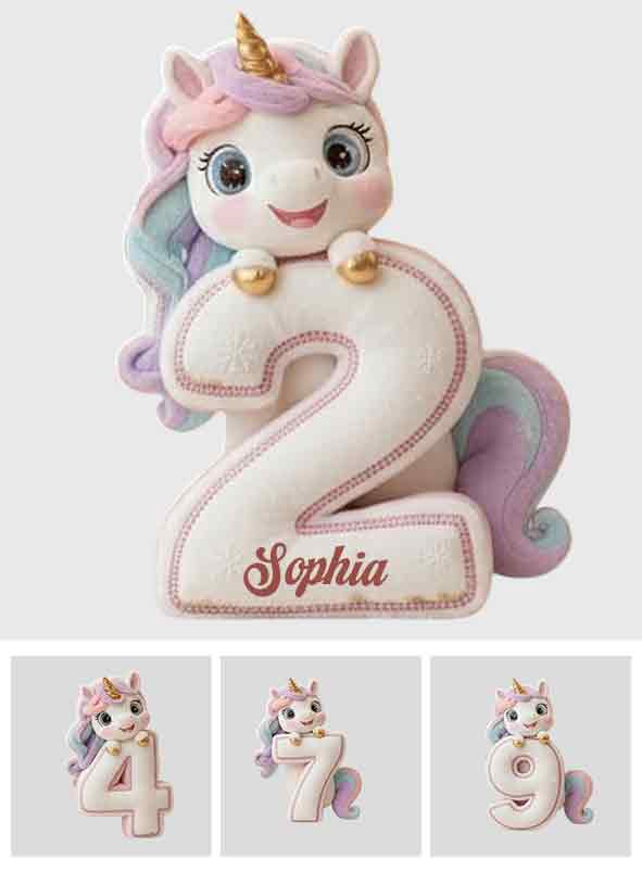 Cadeau d'anniversaire pour enfants - Oreiller personnalisé en forme d'enfant