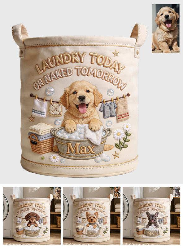 Laundry Basket - Personalized Dog Storage Basket