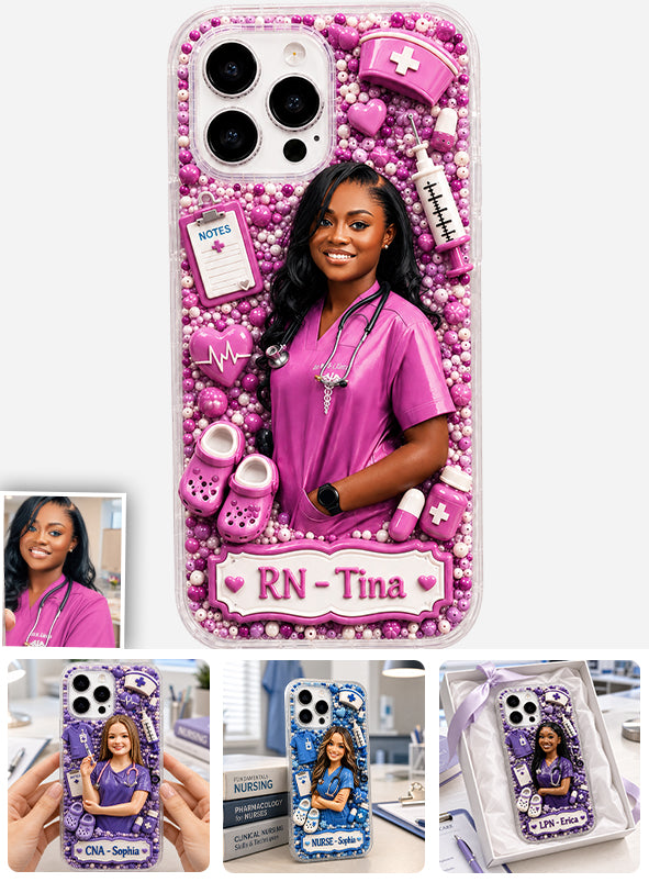 Love Being A Nurse - Personalized Nurse Full Print Phone Case