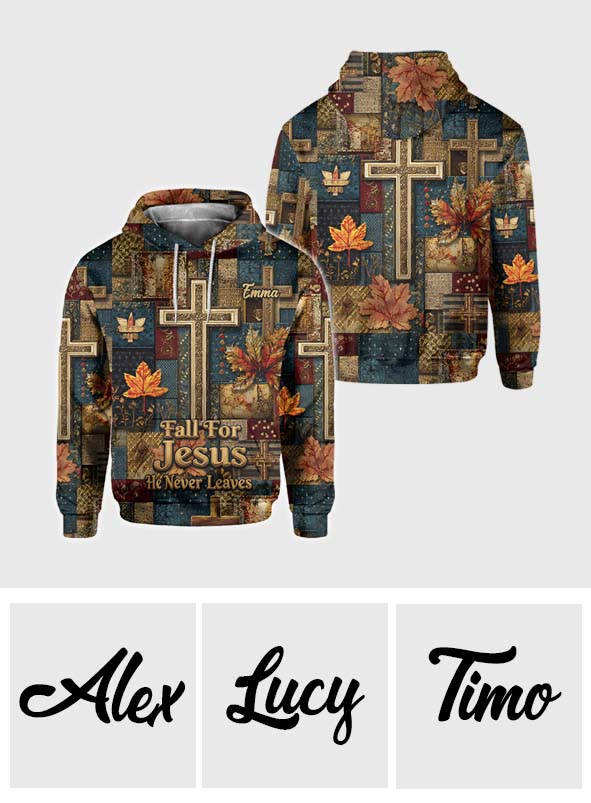 Tombez pour Jésus - T-shirt chrétien personnalisé intégral