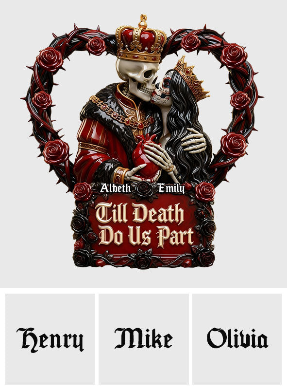 Jusqu'à ce que nous soyons des fantômes - Plaque acrylique personnalisée pour couple