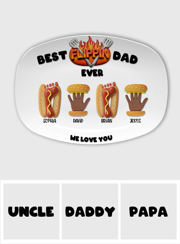 Meilleur papa du monde - Plaque personnalisée pour père