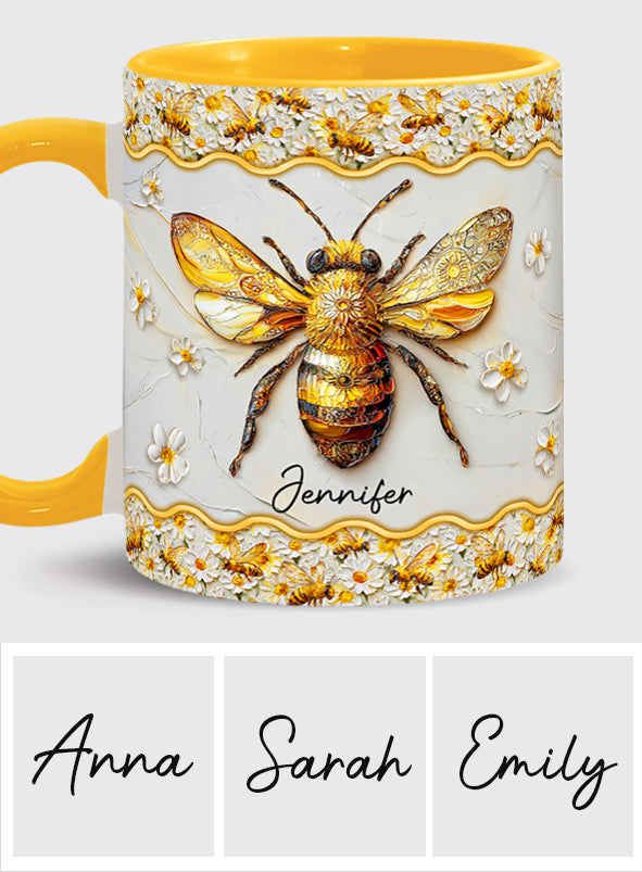 Beautiful Bees - Personalized Bee Accent Mug