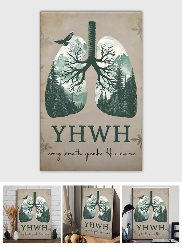 YHWH Speaks His Name - Christian Canvas And Poster