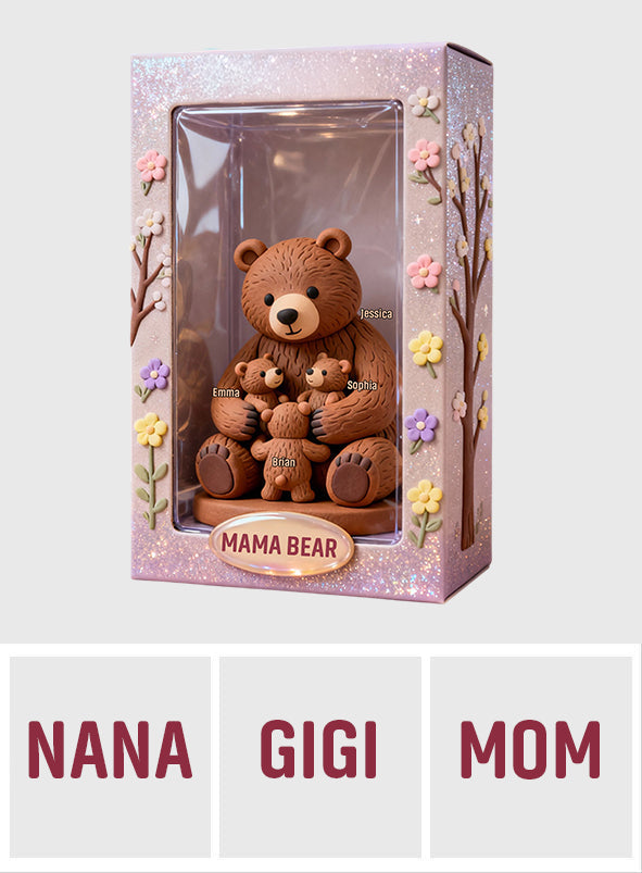 Cadeau idéal pour maman ou grand-mère - Plaque acrylique personnalisée « Mère » en forme de carte de vœux