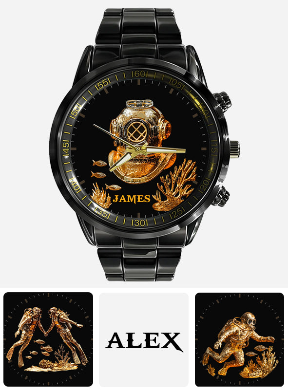 Passionné de plongée sous-marine ? Montre de plongée personnalisée