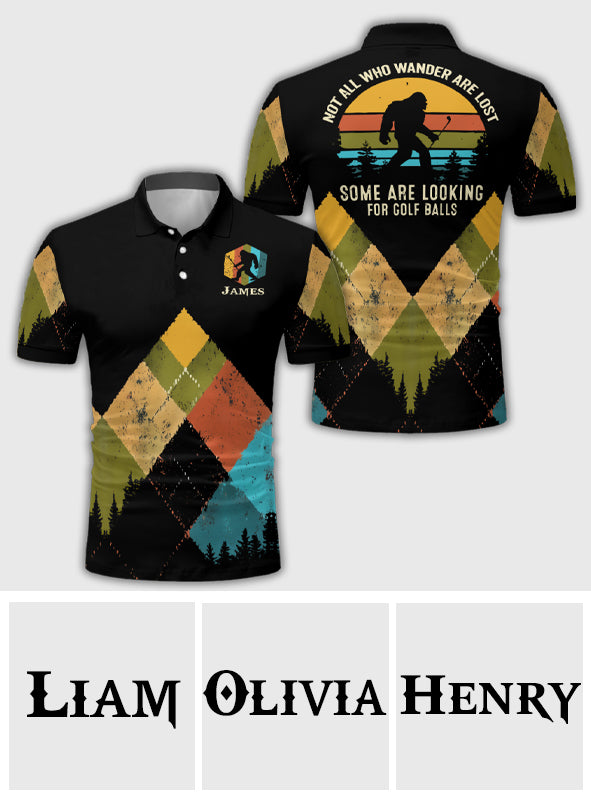 Recherche de balles de golf - Polo de golf personnalisé