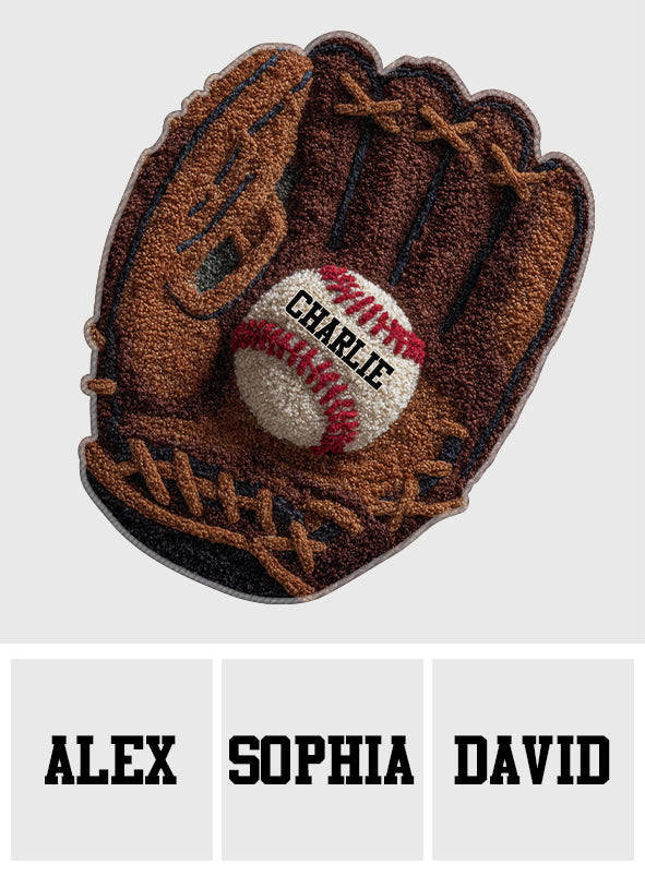 Jour de match - Tapis de baseball antidérapant personnalisé