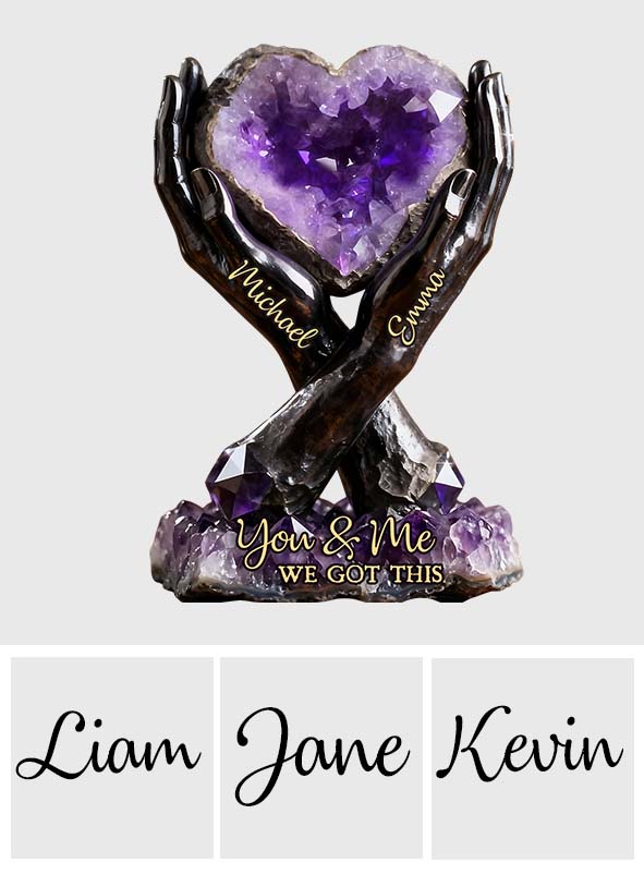 Toi et moi, on gère - Plaque acrylique personnalisée pour couple