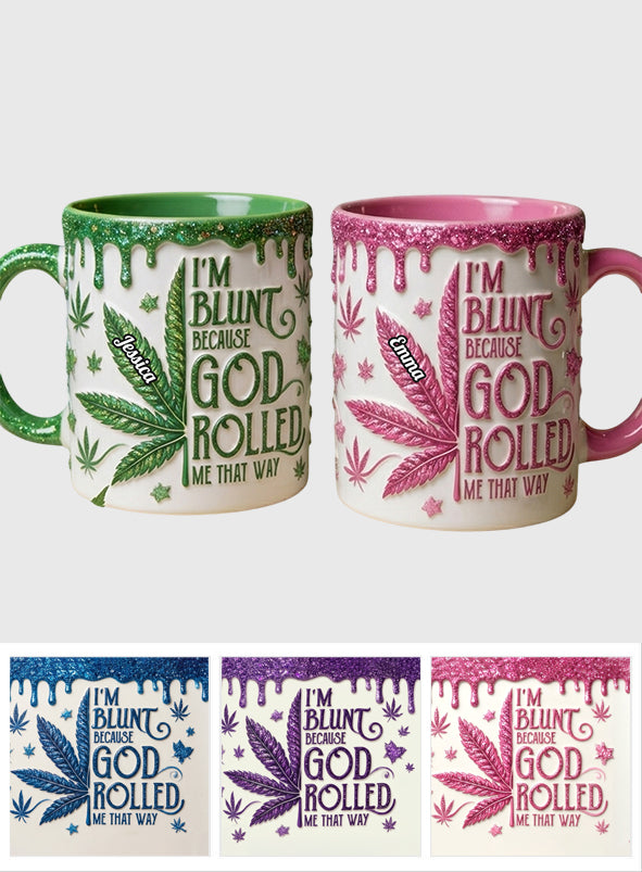 Je suis franc parce que Dieu m'a fait ainsi - Tasse et sous-verre personnalisés