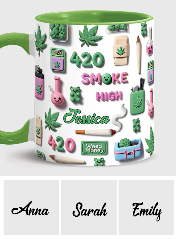 Stoner Chic - Personalized Weed Accent Mug
