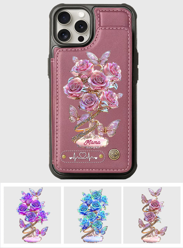 Meilleure maman du monde - Étui portefeuille personnalisé pour téléphone - Maman