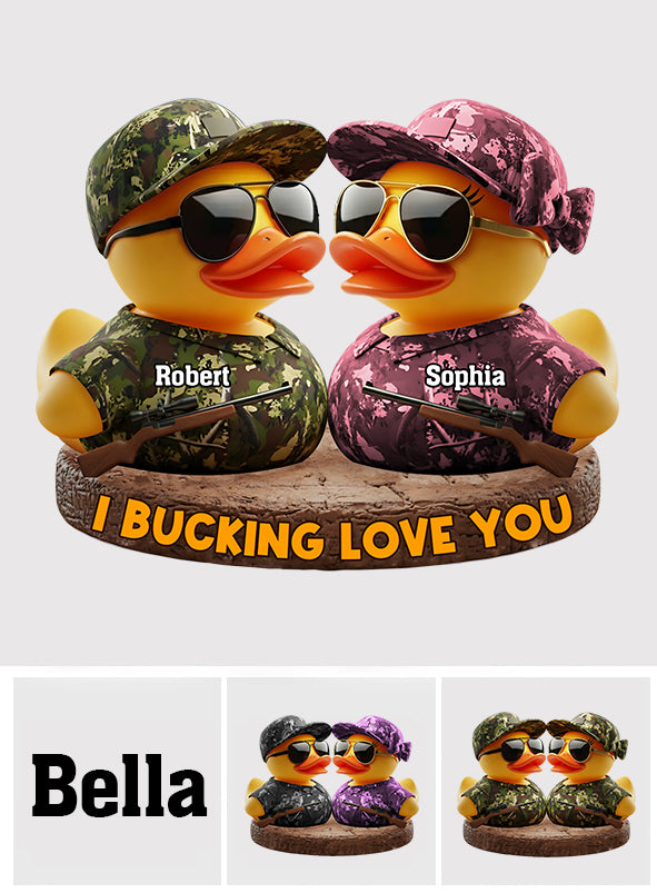 Je t'aime à la folie - Plaque acrylique personnalisée pour couple