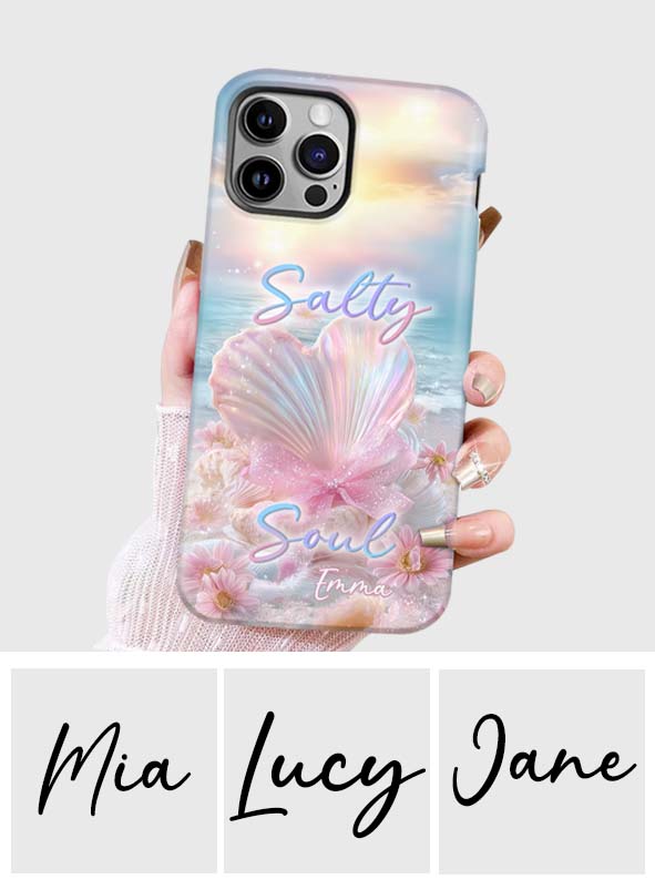 Salty Soul - Coque de téléphone personnalisée pour amoureux de la mer avec impression intégrale