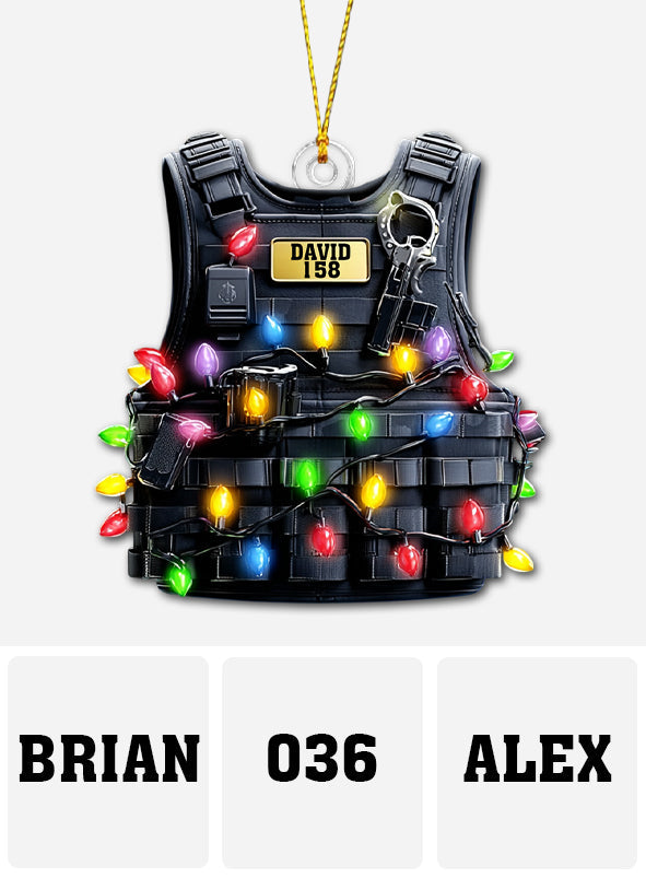 Protect Holiday - Personalized Police Officer Ornament
