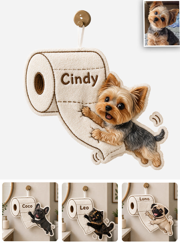 Funny Pet Hand Towel - Personalized Dog Hand Towel