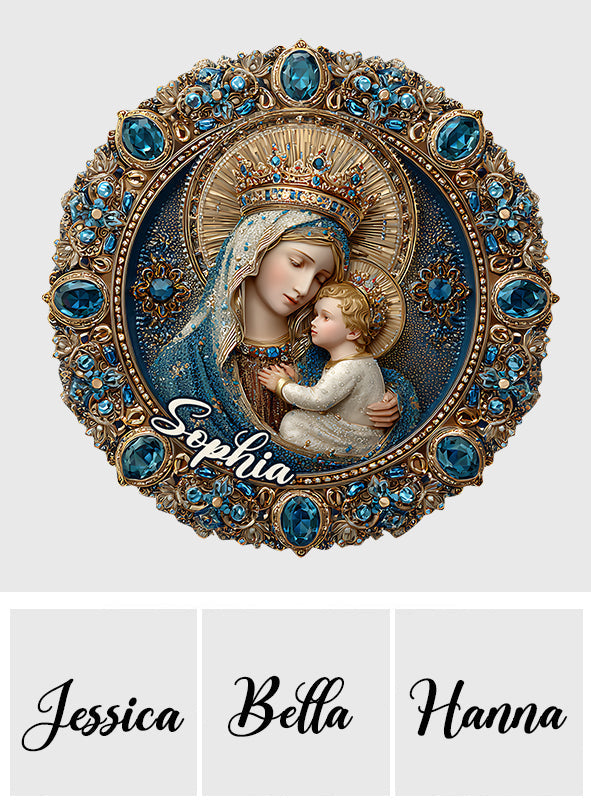 Plein de grâce - Clip de pare-soleil de voiture personnalisé en forme chrétienne