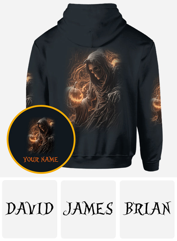 T-shirt personnalisé à motif crâne lumineux - T-shirt à motif crâne intégral