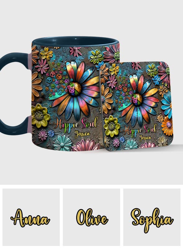 Hippie Soul - Personalized Hippie Accent Mug