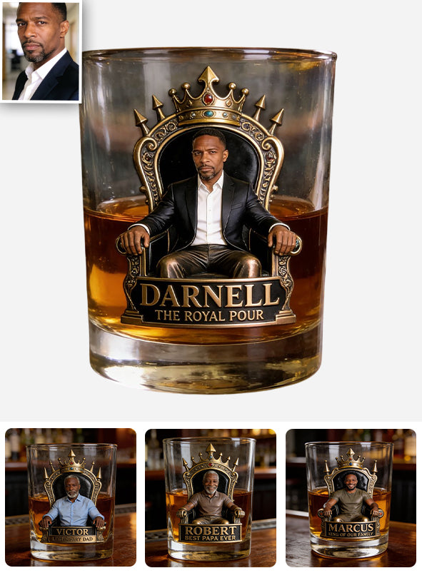 Cadeau Royal pour la Fête des Pères - Verre à Whisky Personnalisé