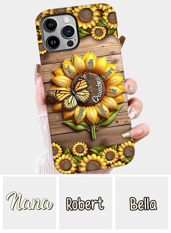Tu es mon rayon de soleil, mamie maman - Coque de téléphone personnalisée avec impression intégrale « Mamie »