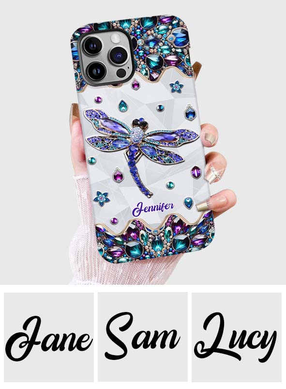 Love Dragonfly - Personalized Dragonfly Full Print Phone Case