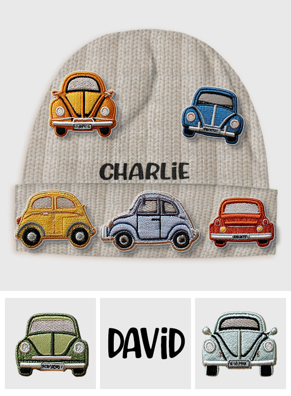 Love Cars - Bonnet enfant personnalisé avec écussons