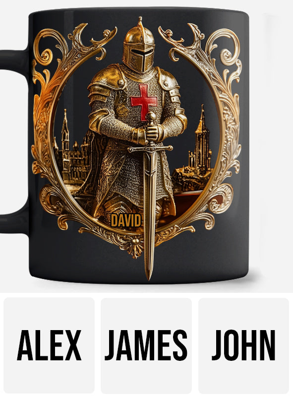 Chevalier de Dieu - Mug chrétien personnalisé