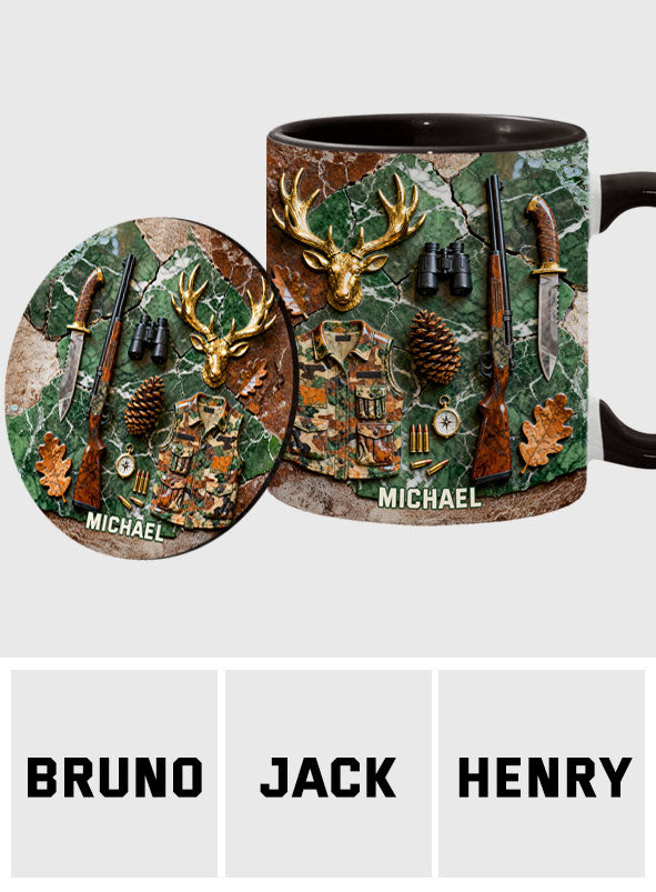 Mug personnalisé « J’adore la chasse »